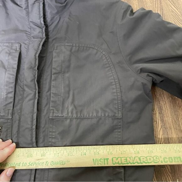 Lands’ End Womens Hooded Canvas Barn Chore Coat Parka Jacket Size Small - Picture 6 of 12